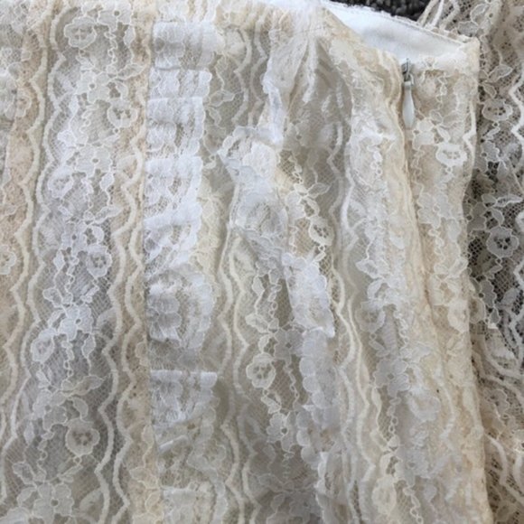 NWOT For Love & Lemons Carrie Crop Top - Ivory - Picture 5 of 5